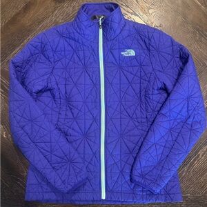 The North Face Women's Purple Quilted Puffer Jacket